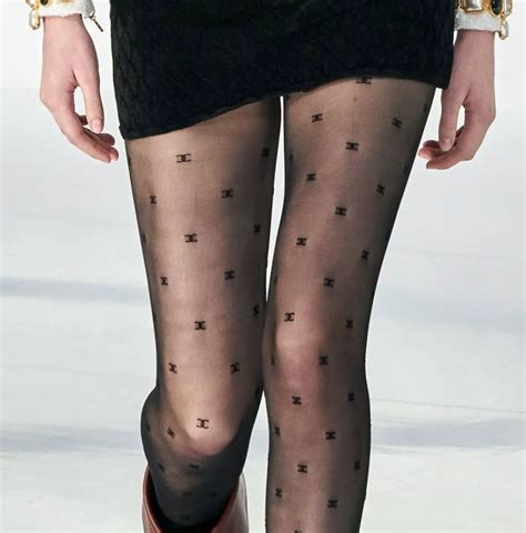 how much are the chanel tights|Chanel tights black.